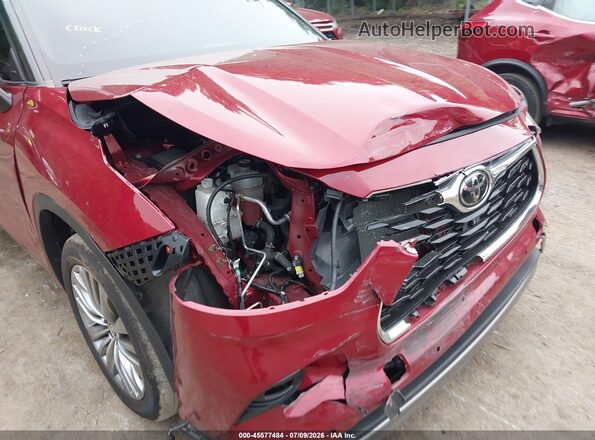 5TDKDRAH9PS043166 2023 TOYOTA HIGHLANDER Red Вид спереду