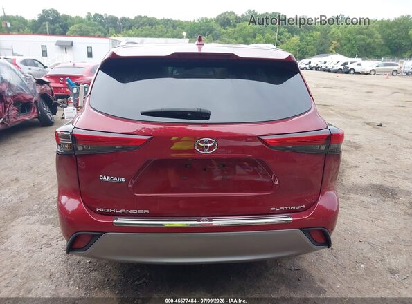 5TDKDRAH9PS043166 2023 TOYOTA HIGHLANDER Red 