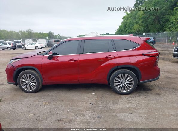 5TDKDRAH9PS043166 2023 TOYOTA HIGHLANDER Red Панорамний вид салону 360°