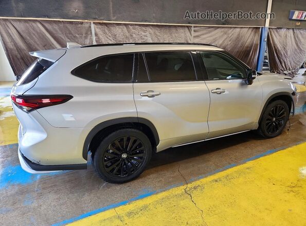 5TDKDRAH9RS536980 2024 TOYOTA HIGHLANDER Серебряный Задняя правая четверть
