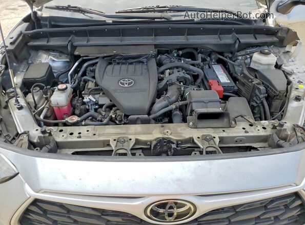 5TDKDRAHXPS001671 2023 TOYOTA HIGHLANDER Серебряный Вид подкапотного пространства
