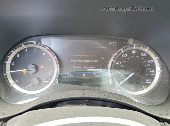 5TDKDRAHXPS001671 2023 TOYOTA HIGHLANDER Серебряный Вид щитка приборов