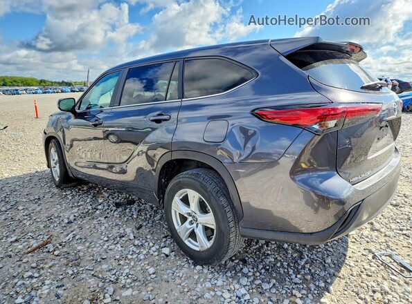 5TDKDRAHXPS003243 2023 TOYOTA HIGHLANDER Угольный Задняя левая четверть