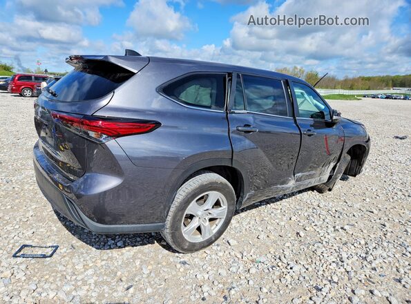 5TDKDRAHXPS003243 2023 TOYOTA HIGHLANDER Угольный Задняя правая четверть