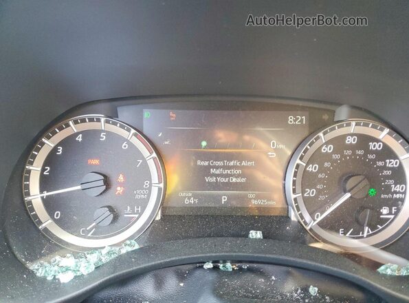 5TDKDRAHXPS004716 2023 TOYOTA HIGHLANDER Black Instrument cluster view