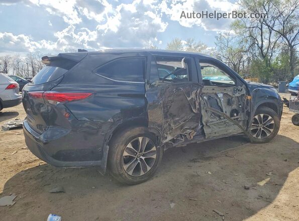 5TDKDRAHXPS004716 2023 TOYOTA HIGHLANDER Black Rear right