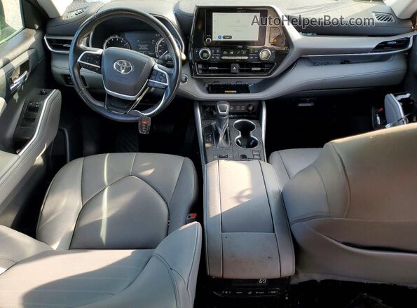 5TDKDRAHXPS004716 2023 TOYOTA HIGHLANDER Black Dashboard view