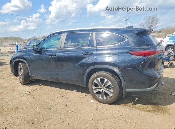 5TDKDRAHXPS004716 2023 TOYOTA HIGHLANDER Black Rear left