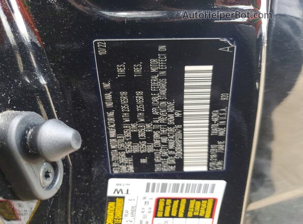 5TDKDRAHXPS004716 2023 TOYOTA HIGHLANDER Black VIN sticker view