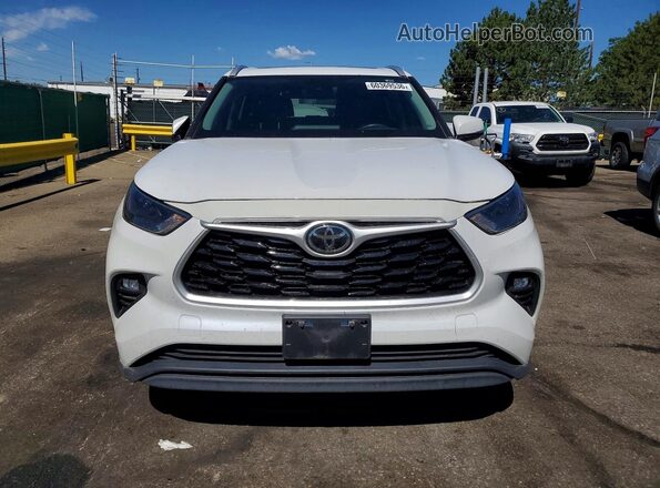 5TDKDRAHXPS035478 2023 TOYOTA HIGHLANDER Белый Вид спереди