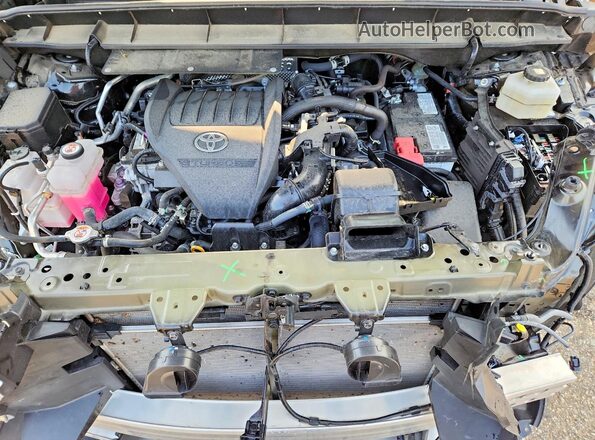 5TDKDRAHXPS044049 2023 TOYOTA HIGHLANDER Black Widok komory silnika