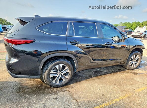 5TDKDRAHXPS044049 2023 TOYOTA HIGHLANDER Black Tył prawy
