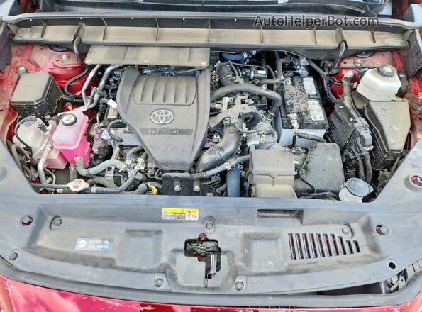 5TDKDRAHXRS537491 2024 TOYOTA HIGHLANDER Maroon Вид задньої частини салону