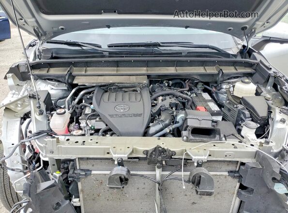 5TDKDRBH0PS014637 2023 TOYOTA HIGHLANDER Silver Vista del compartimento del motor
