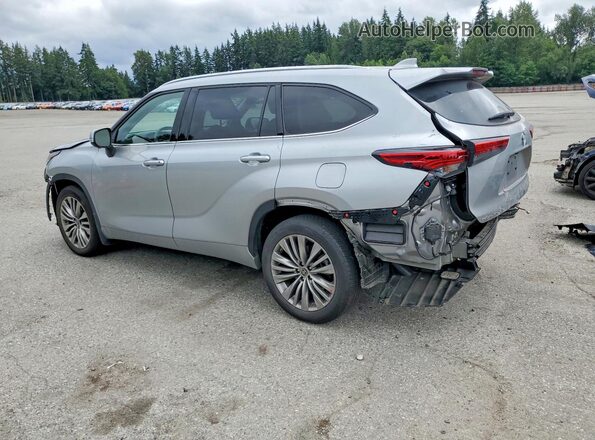 5TDKDRBH0PS014637 2023 TOYOTA HIGHLANDER Silver Trasero izquierdo
