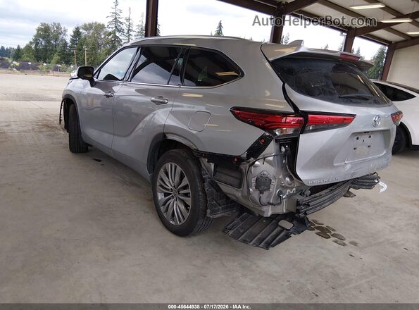 5TDKDRBH0PS014637 2023 TOYOTA HIGHLANDER Silver Rear left