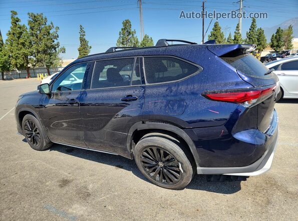 5TDKDRBH0PS021524 2023 TOYOTA HIGHLANDER Blue Tył lewy