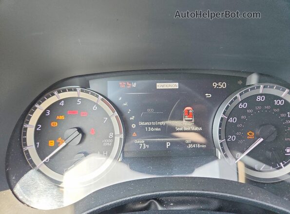 5TDKDRBH0PS021524 2023 TOYOTA HIGHLANDER Blue Widok zestawu wskaźników