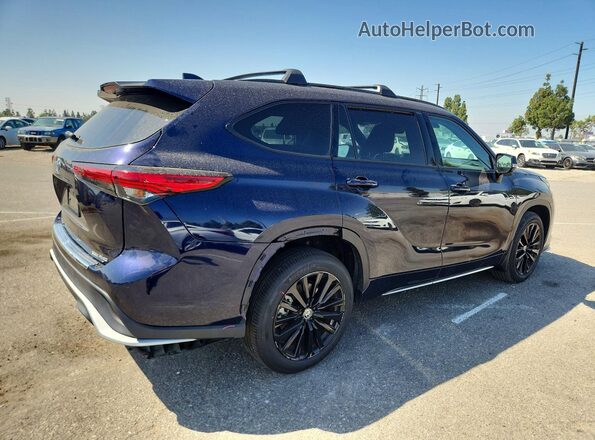 5TDKDRBH0PS021524 2023 TOYOTA HIGHLANDER Blue Tył prawy