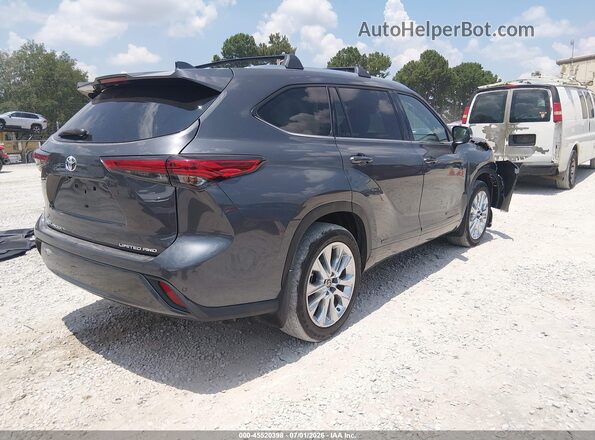 5TDKDRBH0PS024004 2023 TOYOTA HIGHLANDER Серый Задняя правая четверть