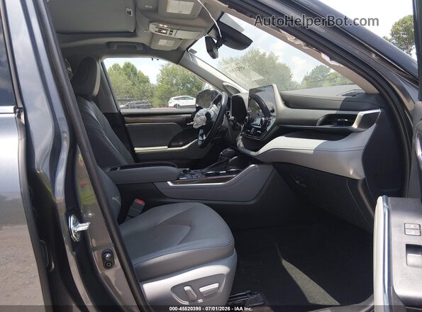 5TDKDRBH0PS024004 2023 TOYOTA HIGHLANDER Серый Вид салона спереди