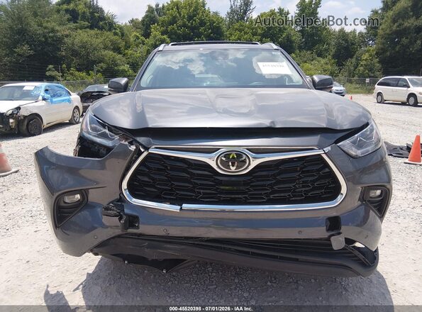 5TDKDRBH0PS024004 2023 TOYOTA HIGHLANDER Серый Вид щитка приборов