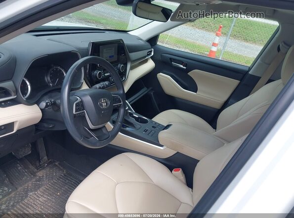 5TDKDRBH0PS040929 2023 TOYOTA HIGHLANDER White Vista interior delantera