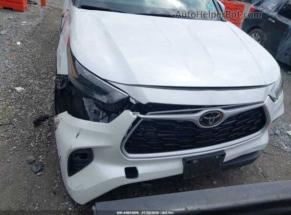 5TDKDRBH0PS040929 2023 TOYOTA HIGHLANDER White Vista del cuadro de instrumentos