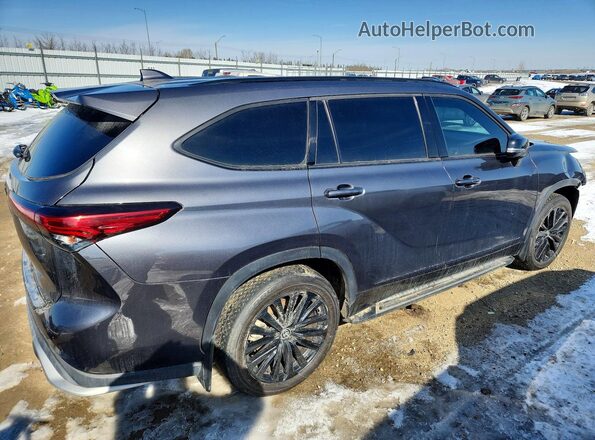 5TDKDRBH0PS501238 2023 TOYOTA HIGHLANDER Gray Trasero derecho