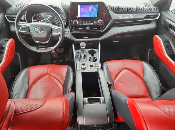 5TDKDRBH0PS501238 2023 TOYOTA HIGHLANDER Gray Vista del salpicadero