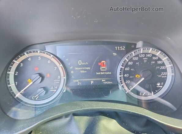5TDKDRBH0PS501238 2023 TOYOTA HIGHLANDER Gray Vista del cuadro de instrumentos