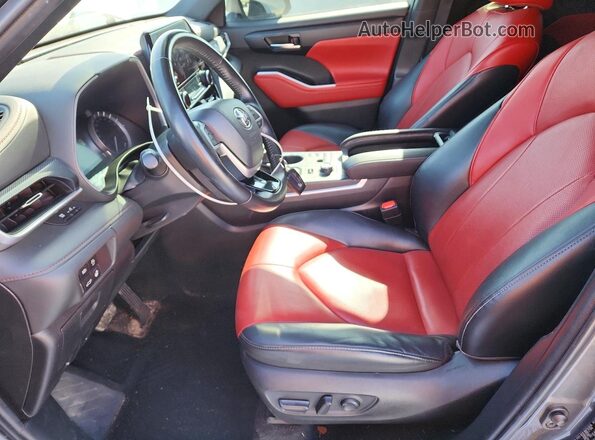 5TDKDRBH0PS501238 2023 TOYOTA HIGHLANDER Gray Vista interior delantera