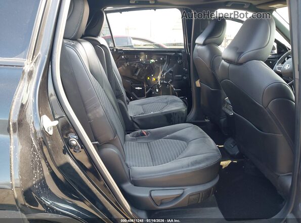 5TDKDRBH0PS512420 2023 TOYOTA HIGHLANDER Black VIN კოდის სტიკერის ხედი