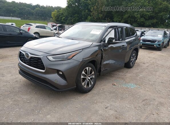 5TDKDRBH0SS588387 2025 TOYOTA HIGHLANDER Gray Przód lewy