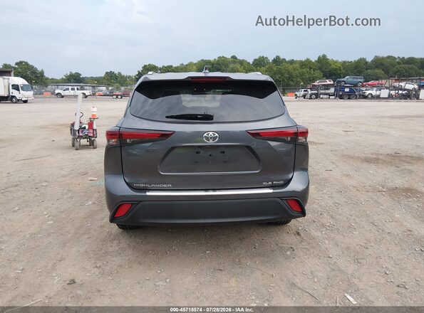 5TDKDRBH0SS588387 2025 TOYOTA HIGHLANDER Gray 