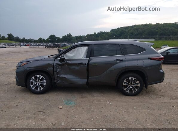 5TDKDRBH0SS588387 2025 TOYOTA HIGHLANDER Gray Widok wnętrza 360 stopni