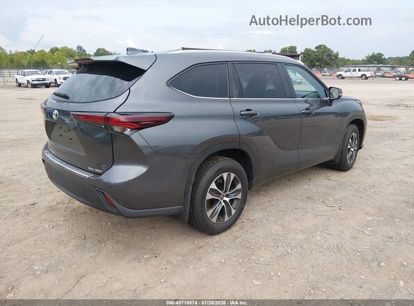 5TDKDRBH0SS588387 2025 TOYOTA HIGHLANDER Gray Tył prawy
