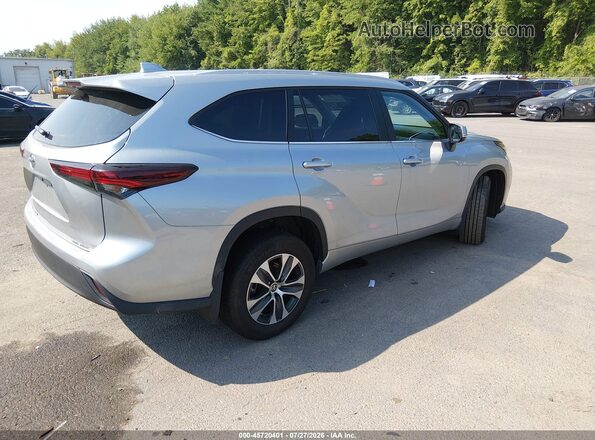 5TDKDRBH0SS588423 2025 TOYOTA HIGHLANDER Silver Trasero derecho