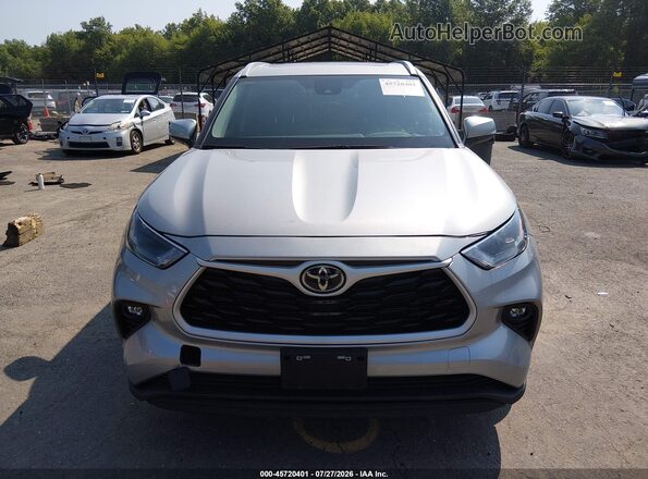 5TDKDRBH0SS588423 2025 TOYOTA HIGHLANDER Silver Vista del cuadro de instrumentos