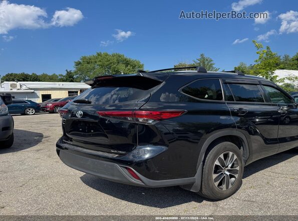 5TDKDRBH1PS011052 2023 TOYOTA HIGHLANDER Black უკანა მარჯვენა
