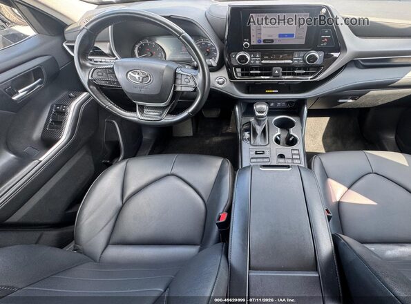 5TDKDRBH1PS011052 2023 TOYOTA HIGHLANDER Black VIN კოდის სტიკერის ხედი