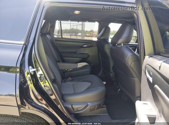 5TDKDRBH1SS580931 2025 TOYOTA HIGHLANDER Black Vista de la etiqueta del VIN