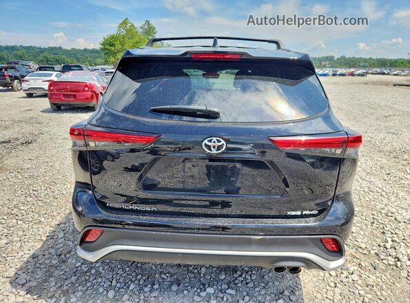 5TDKDRBH2PS014705 2023 TOYOTA HIGHLANDER Black Rear view