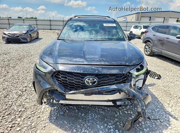 5TDKDRBH2PS014705 2023 TOYOTA HIGHLANDER Black Front view