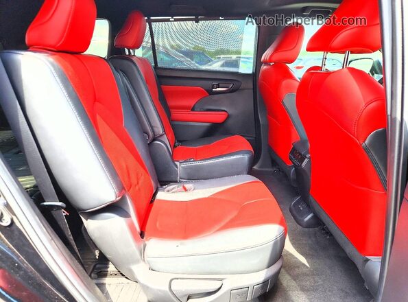 5TDKDRBH2PS014705 2023 TOYOTA HIGHLANDER Black Rear interior view