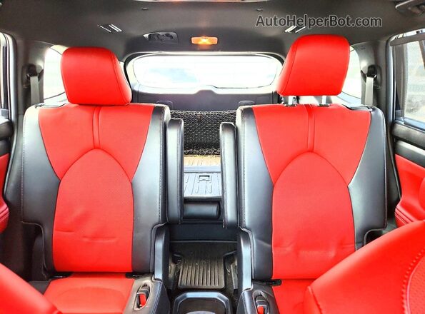 5TDKDRBH2PS014705 2023 TOYOTA HIGHLANDER Black Rear seats view