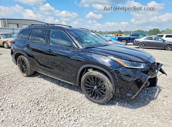5TDKDRBH2PS014705 2023 TOYOTA HIGHLANDER Black Front right
