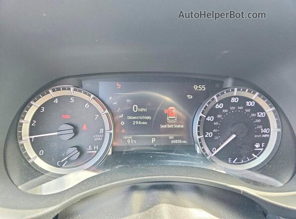 5TDKDRBH2PS014705 2023 TOYOTA HIGHLANDER Black Instrument cluster view