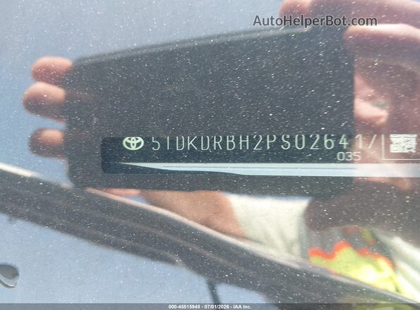 5TDKDRBH2PS026417 2023 TOYOTA HIGHLANDER White 