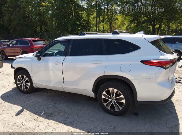 5TDKDRBH2PS504772 2023 TOYOTA HIGHLANDER Белый Панорамный вид салона 360°